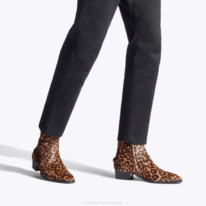 Kurt Geiger leopardo de ginebra de Londres BL0H653 | calzados marrón otro hombres