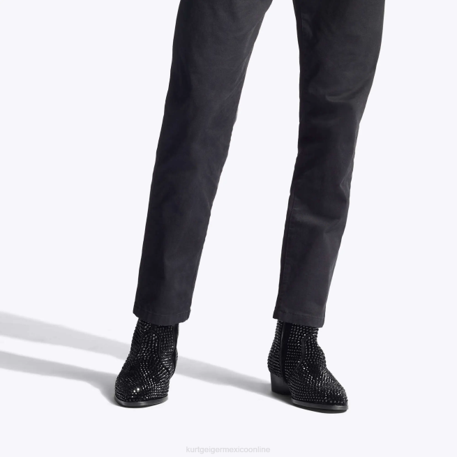 Kurt Geiger semental de ginebra de Londres BL0H655 | calzados negro hombres