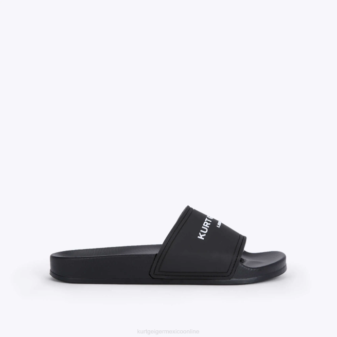 Kurt Geiger deslizador de piscina kgl londres BL0H493 | calzados negro hombres