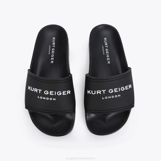 Kurt Geiger deslizador de piscina kgl londres BL0H493 | calzados negro hombres