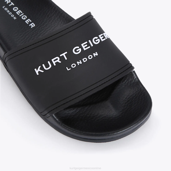 Kurt Geiger deslizador de piscina kgl londres BL0H493 | calzados negro hombres