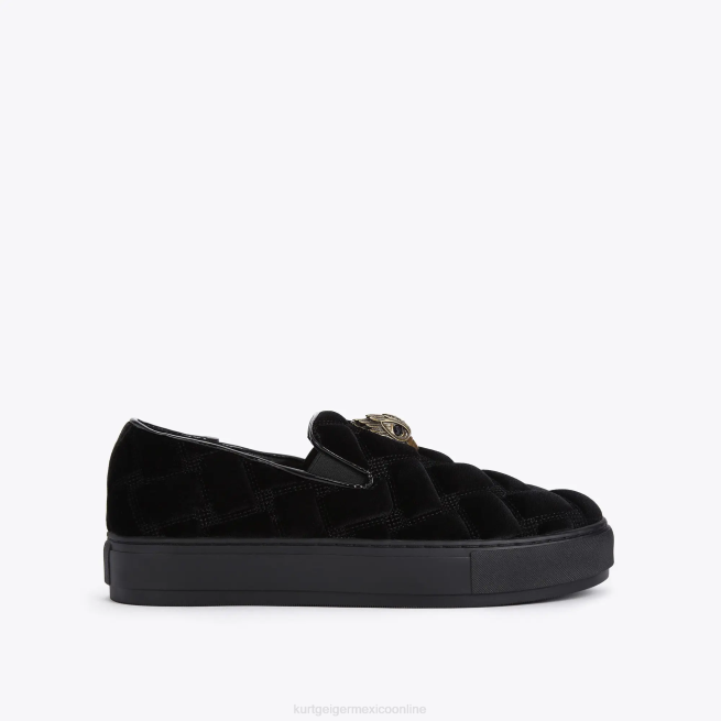 Kurt Geiger Zapatillas sin cordones acolchadas London Laney BL0H608 | calzados negro hombres