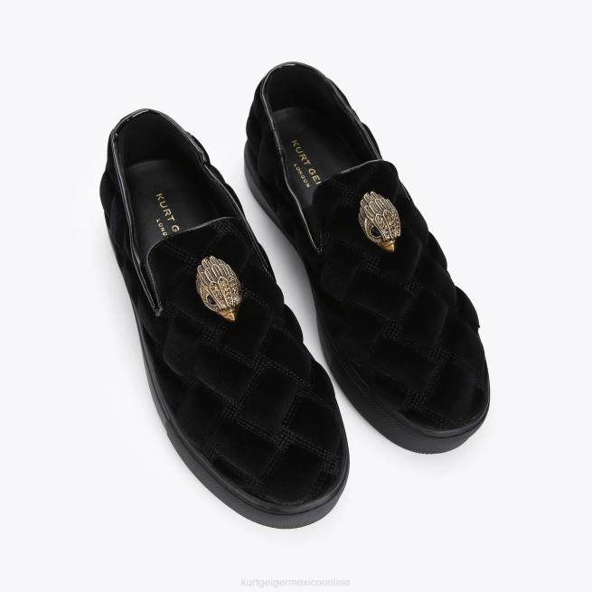 Kurt Geiger Zapatillas sin cordones acolchadas London Laney BL0H608 | calzados negro hombres
