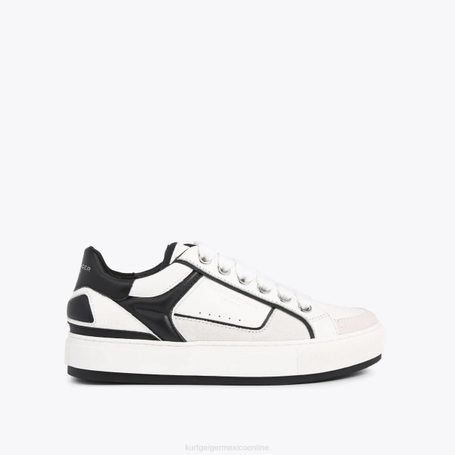 Kurt Geiger banco sur de londres BL0H593 | calzados blanco negro hombres