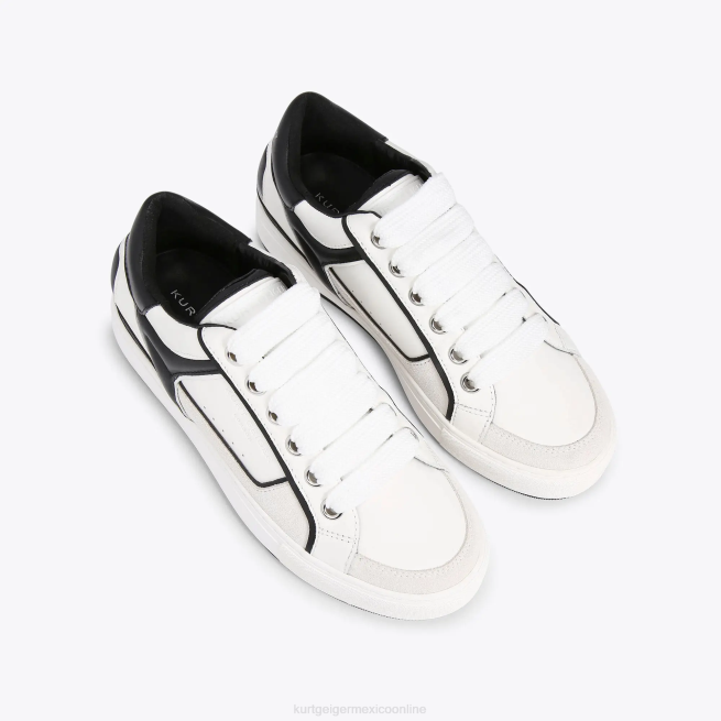 Kurt Geiger banco sur de londres BL0H593 | calzados blanco negro hombres