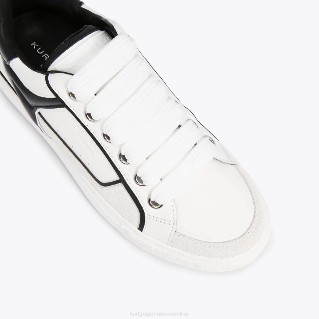Kurt Geiger banco sur de londres BL0H593 | calzados blanco negro hombres