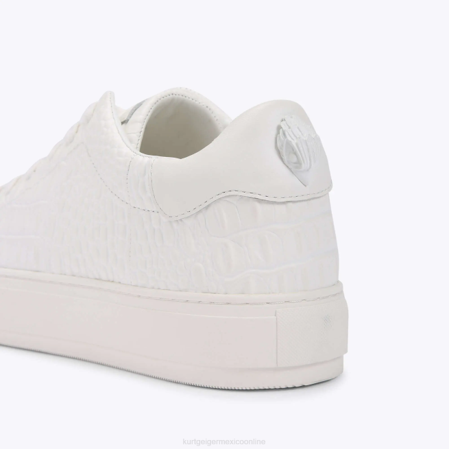 Kurt Geiger cocodrilo laney de londres BL0H603 | calzados blanco hombres