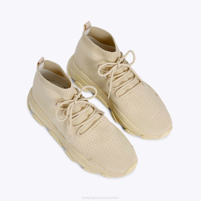 Kurt Geiger encaje de punto lettie de Londres BL0H609 | calzados beige hombres
