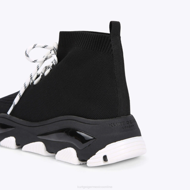 Kurt Geiger encaje de punto lettie de Londres BL0H610 | calzados blanco negro hombres