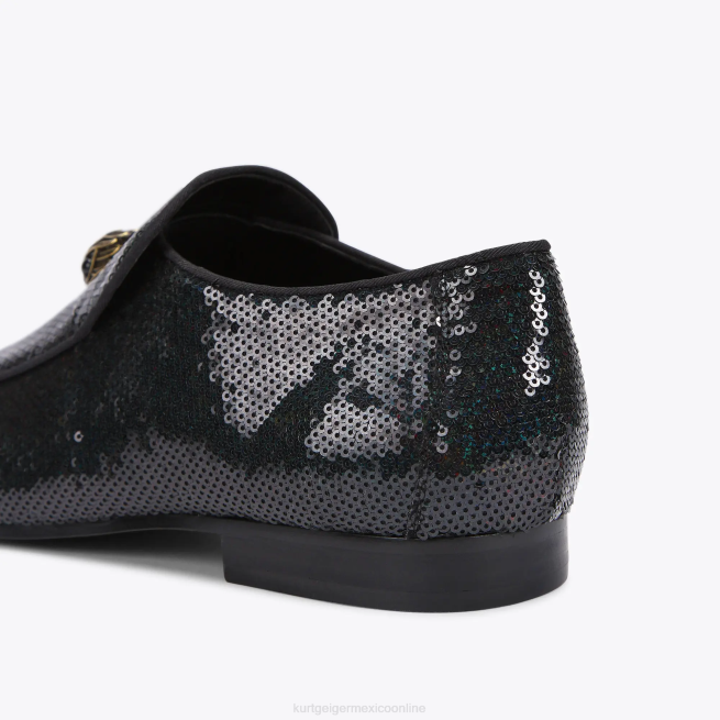 Kurt Geiger lentejuelas hugh eagle de londres BL0H633 | calzados verde negro hombres