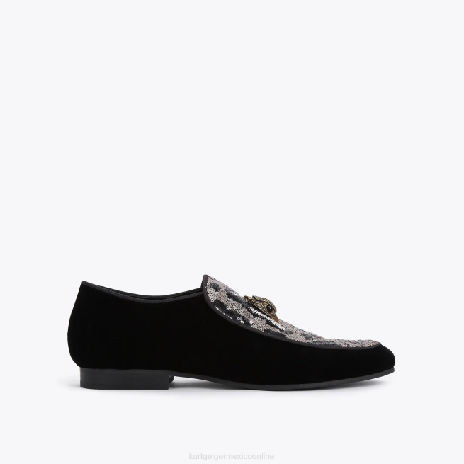 Kurt Geiger lentejuelas hugh eagle de londres BL0H634 | calzados negro otro hombres
