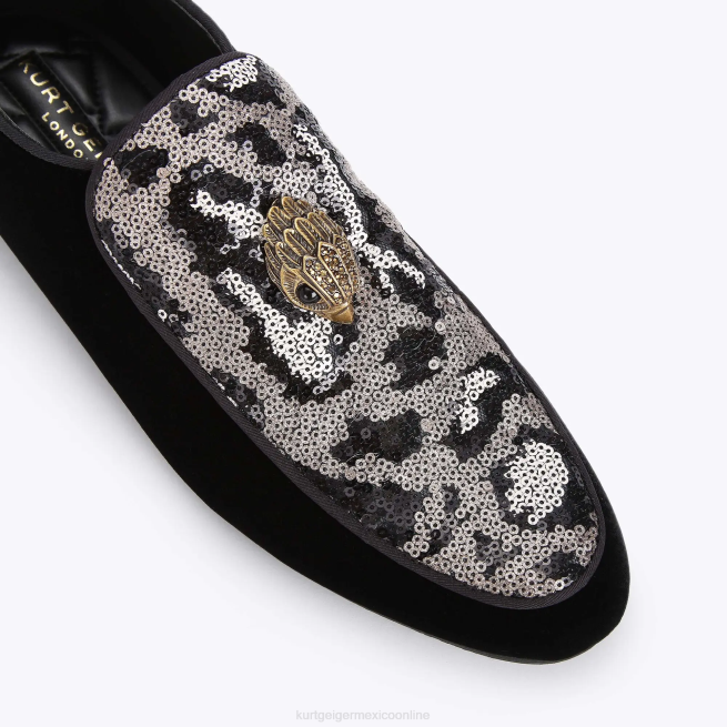 Kurt Geiger lentejuelas hugh eagle de londres BL0H634 | calzados negro otro hombres
