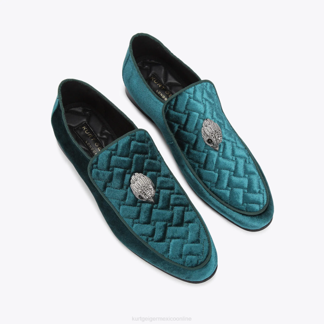 Kurt Geiger londres hugh cabeza de águila BL0H625 | calzados verde azulado hombres