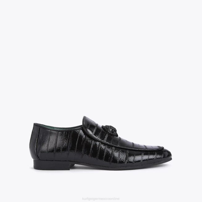 Kurt Geiger londres hugh eagle anguila patente BL0H659 | calzados negro hombres