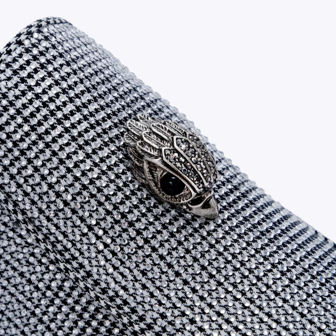 Kurt Geiger londres hugh eagle espiga BL0H629 | calzados plata hombres
