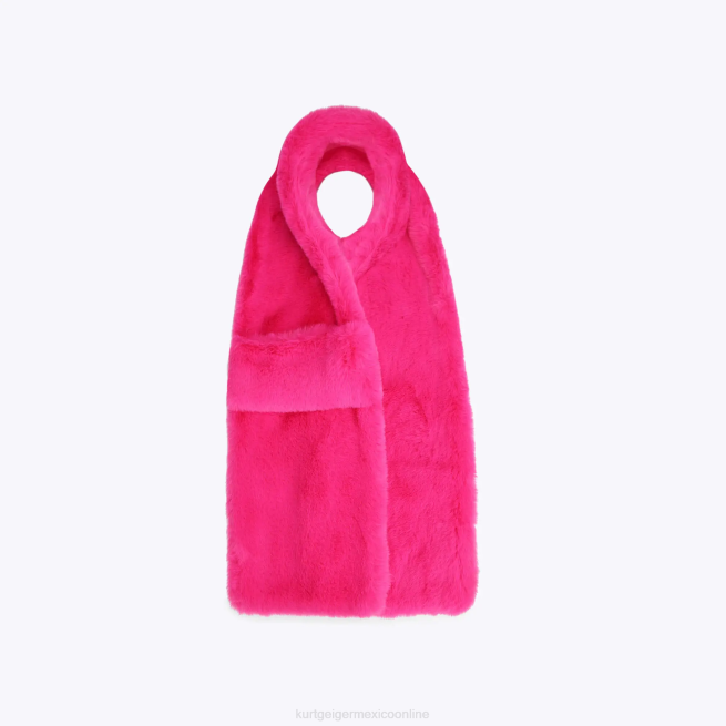 Kurt Geiger bufanda de amapola de Londres BL0H506 | accesorios fucsia mujer