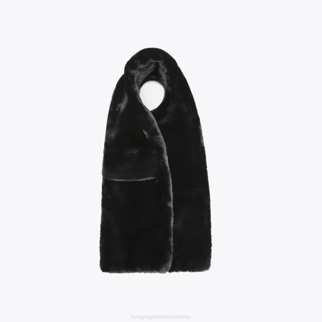 Kurt Geiger bufanda de amapola de Londres BL0H510 | accesorios negro mujer