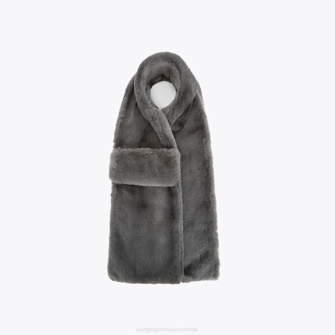 Kurt Geiger bufanda de amapola de Londres BL0H511 | accesorios gris mujer