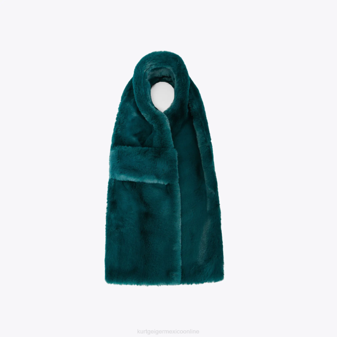 Kurt Geiger bufanda de amapola de Londres BL0H512 | accesorios verde mujer