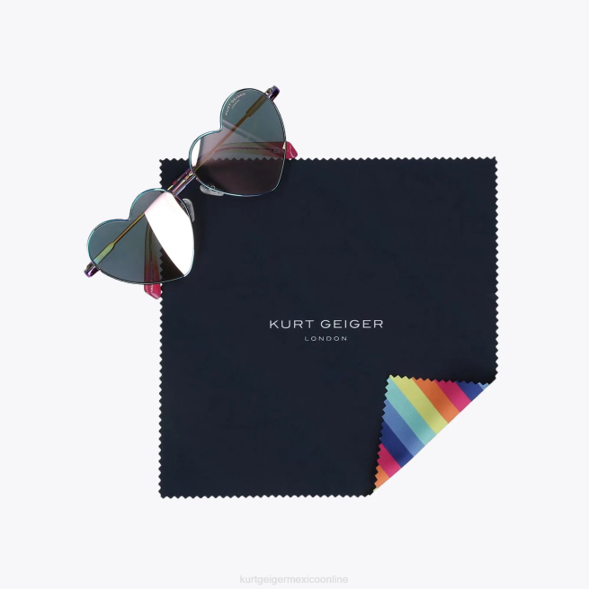 Kurt Geiger gafas de sol londres con forma de corazón de metal BL0H467 | accesorios combinación de metales mujer