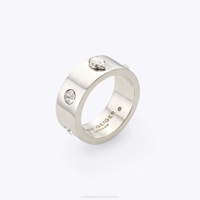Kurt Geiger anillo de metal con águila de Londres BL0H547 | accesorios plata mujer