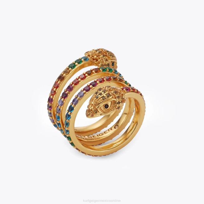 Kurt Geiger anillo en espiral con águila de Londres BL0H179 | accesorios multi/otro mujer