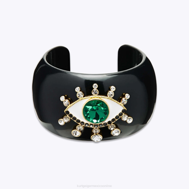Kurt Geiger brazalete de resina de mal de ojo de Londres BL0H579 | accesorios negro mujer