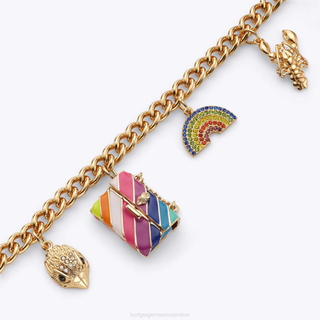 Kurt Geiger collar con múltiples dijes de Londres BL0H186 | accesorios oro mujer