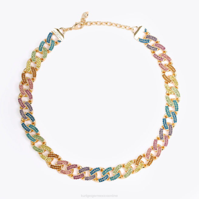 Kurt Geiger collar de cadena de arcoíris de Londres BL0H241 | accesorios multi/otro mujer