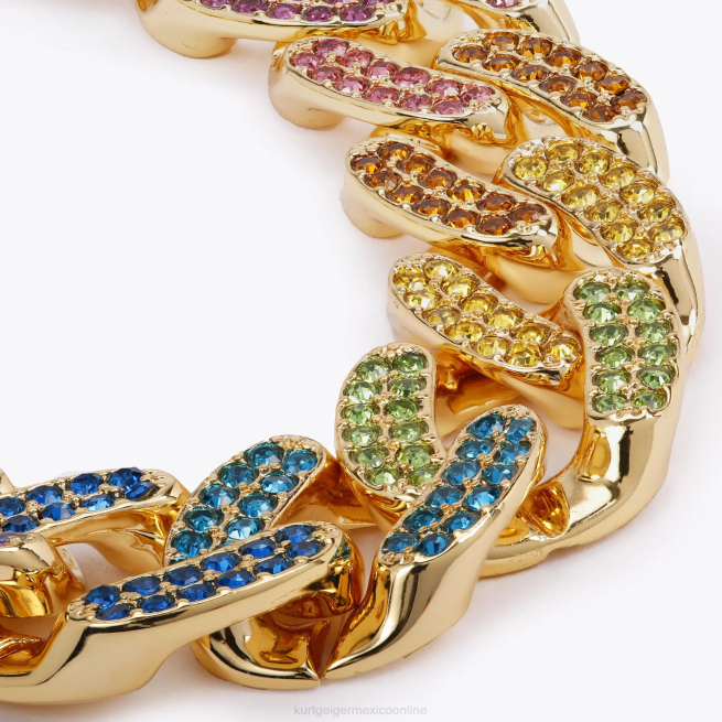 Kurt Geiger collar de cadena de arcoíris de Londres BL0H241 | accesorios multi/otro mujer