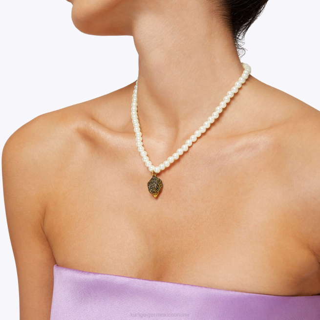 Kurt Geiger collar de perlas del águila de londres BL0H570 | accesorios blanco mujer