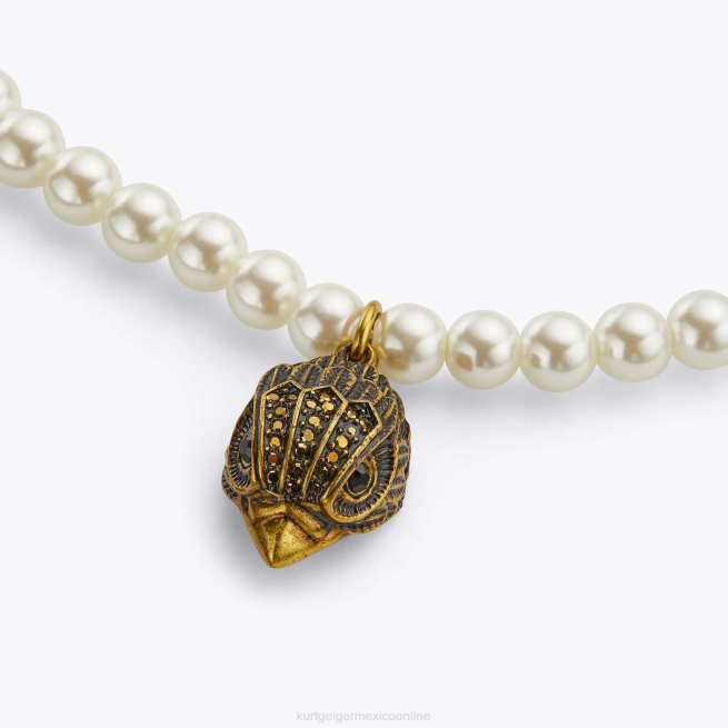 Kurt Geiger collar de perlas del águila de londres BL0H570 | accesorios blanco mujer