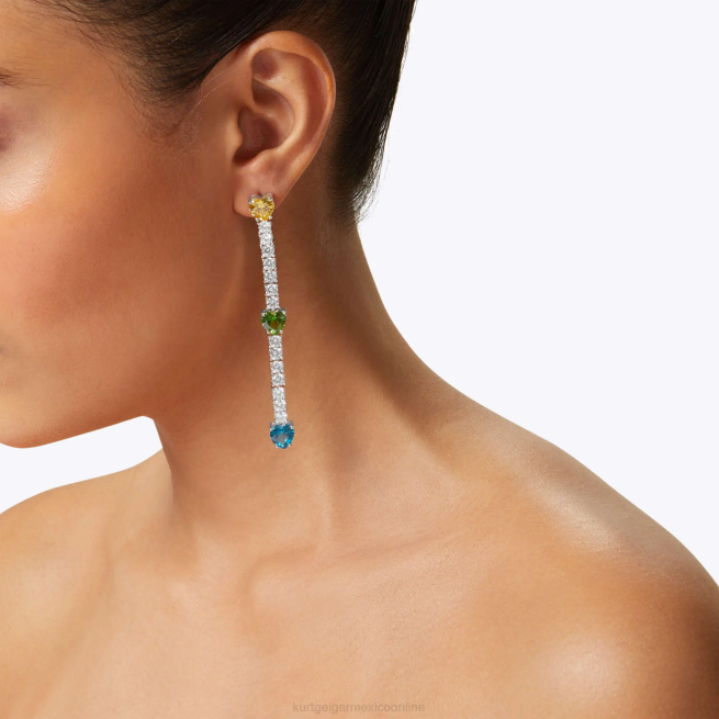 Kurt Geiger lineales del corazón de londres BL0H552 | accesorios combinación de plata mujer
