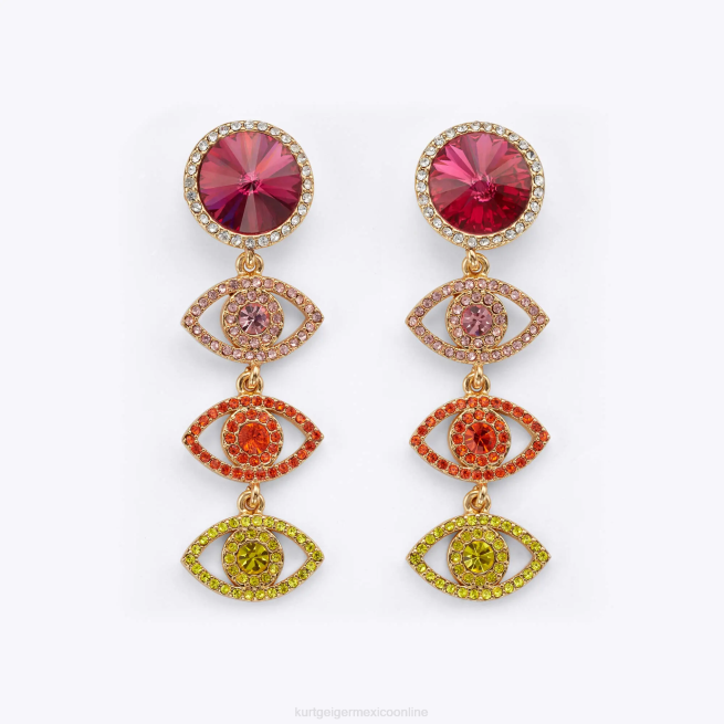 Kurt Geiger pendientes colgantes de mal de ojo de Londres BL0H587 | accesorios oro mujer