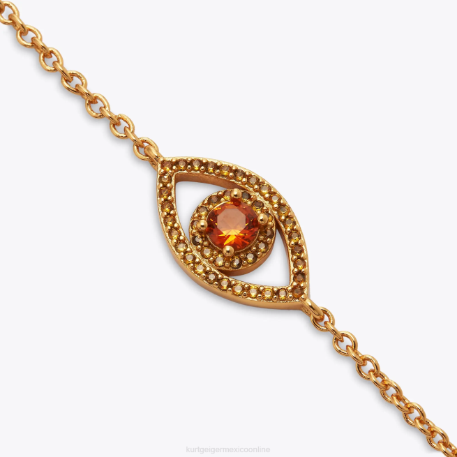 Kurt Geiger pulsera de cadena de mal de ojo de Londres BL0H533 | accesorios amarillo mujer