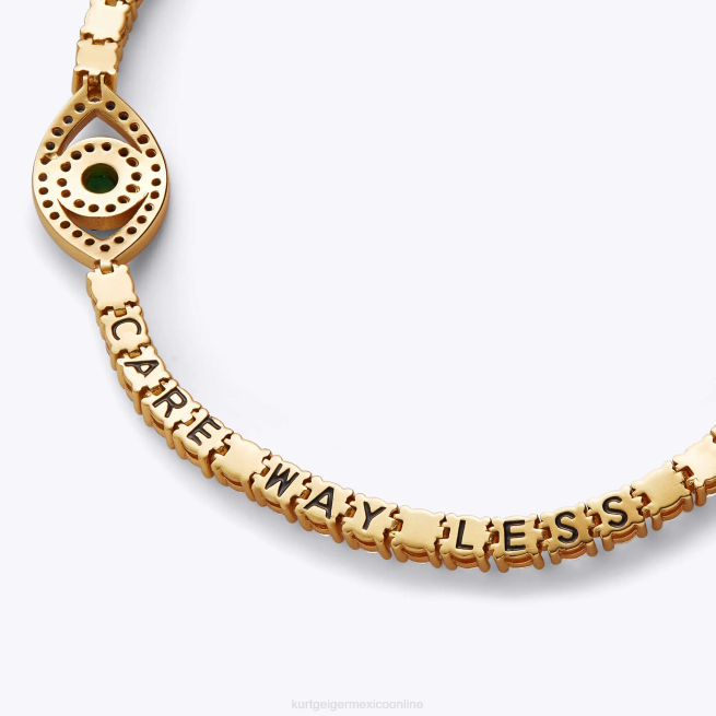 Kurt Geiger pulsera de tenis con mal de ojo de Londres BL0H550 | accesorios combinación de oro mujer