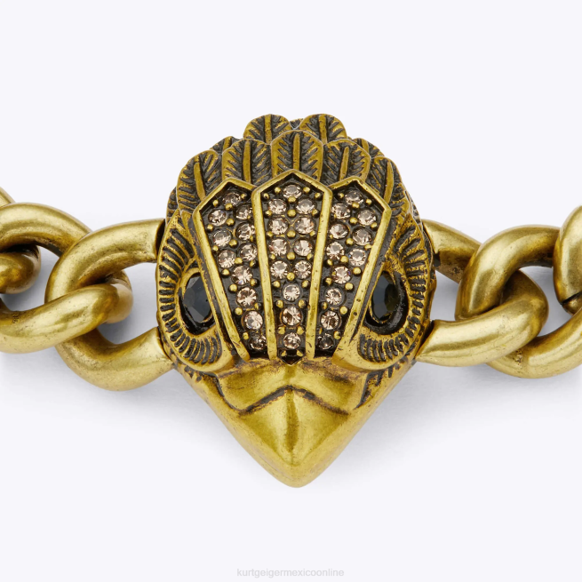 Kurt Geiger pulsera gruesa London Eagle XL BL0H582 | accesorios oro mujer