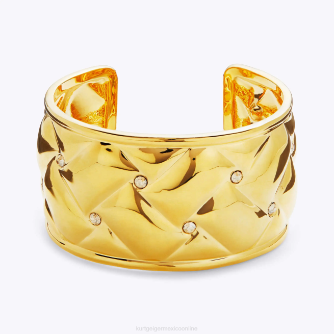 Kurt Geiger pulsera london metal acolchada xl BL0H543 | accesorios oro mujer