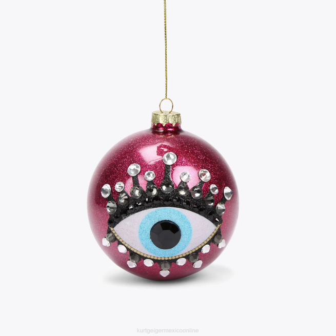 Kurt Geiger adorno navideño del ojo de londres BL0H503 | accesorios fucsia mujer