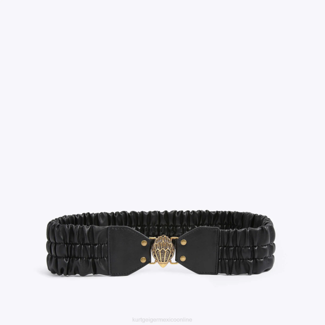 Kurt Geiger cinturón london eagle stretch 65 BL0H567 | accesorios negro mujer
