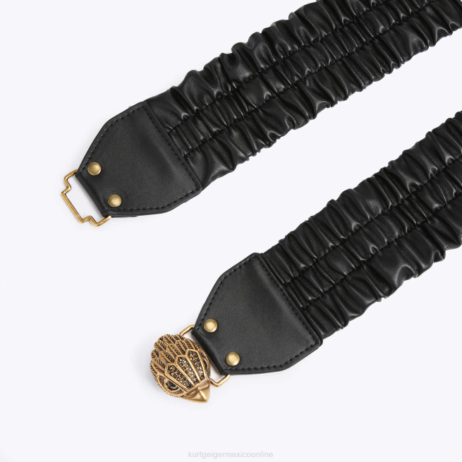 Kurt Geiger cinturón london eagle stretch 65 BL0H567 | accesorios negro mujer