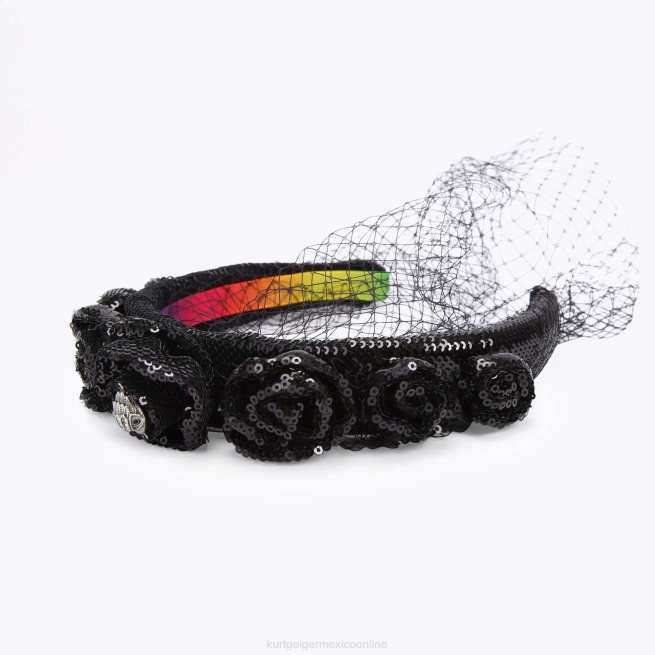 Kurt Geiger diadema de lentejuelas londres BL0H518 | accesorios negro mujer