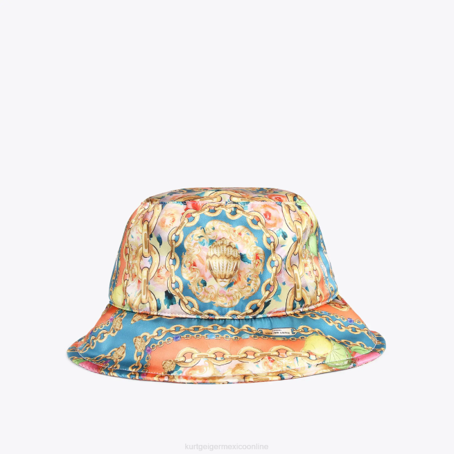 Kurt Geiger sombrero de pescador london kensington BL0H560 | accesorios naranja mujer