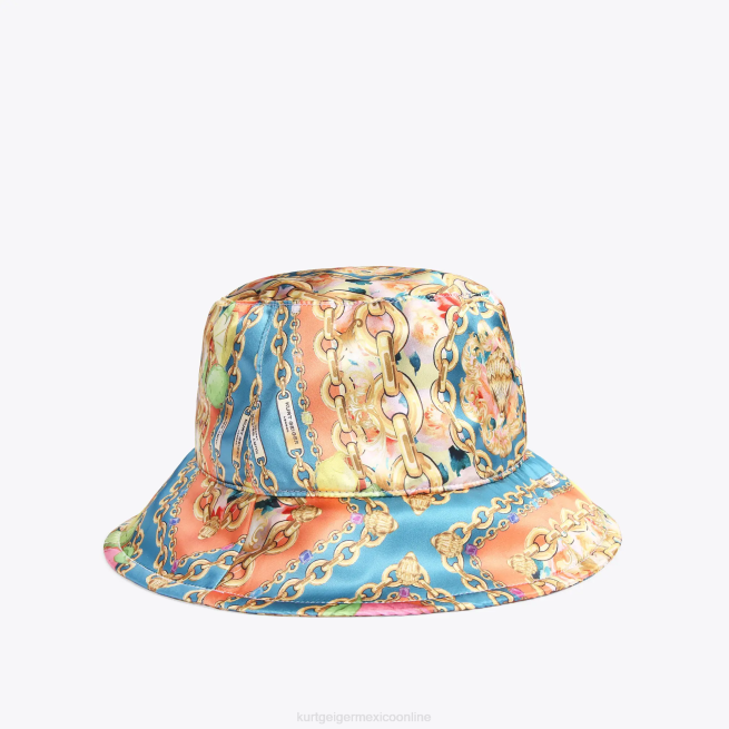 Kurt Geiger sombrero de pescador london kensington BL0H560 | accesorios naranja mujer