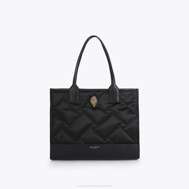 Kurt Geiger Shopper pequeño cuadrado reciclado London BL0H112 | bolsas negro mujer