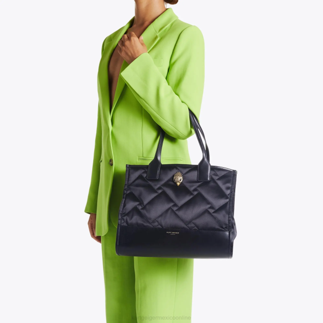 Kurt Geiger Shopper pequeño cuadrado reciclado London BL0H112 | bolsas negro mujer
