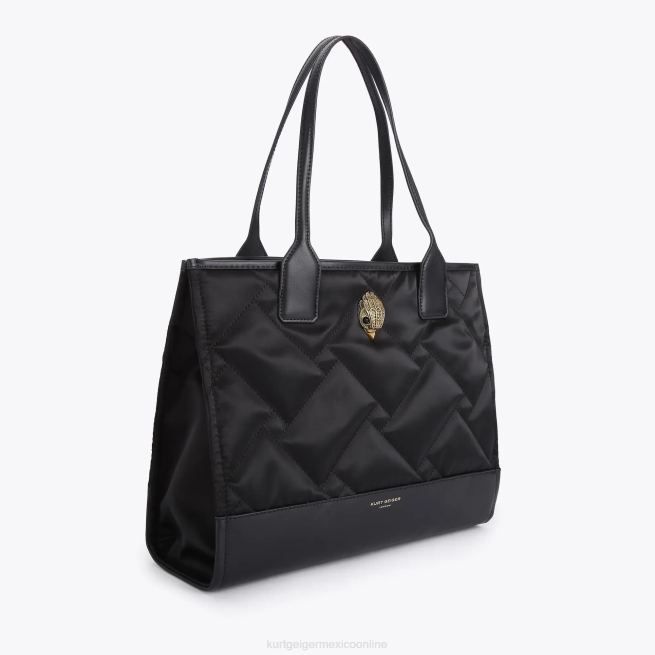 Kurt Geiger Shopper pequeño cuadrado reciclado London BL0H112 | bolsas negro mujer