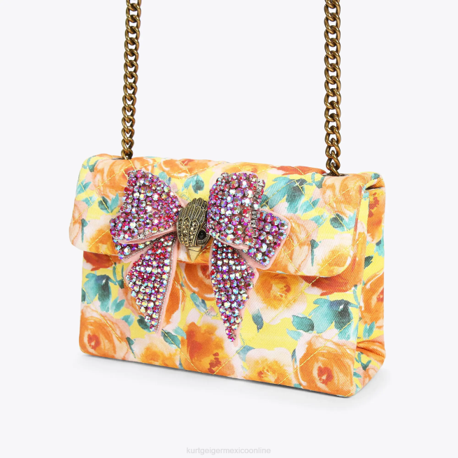 Kurt Geiger Londres arco medio kensington BL0H3 | bolsas naranja mujer