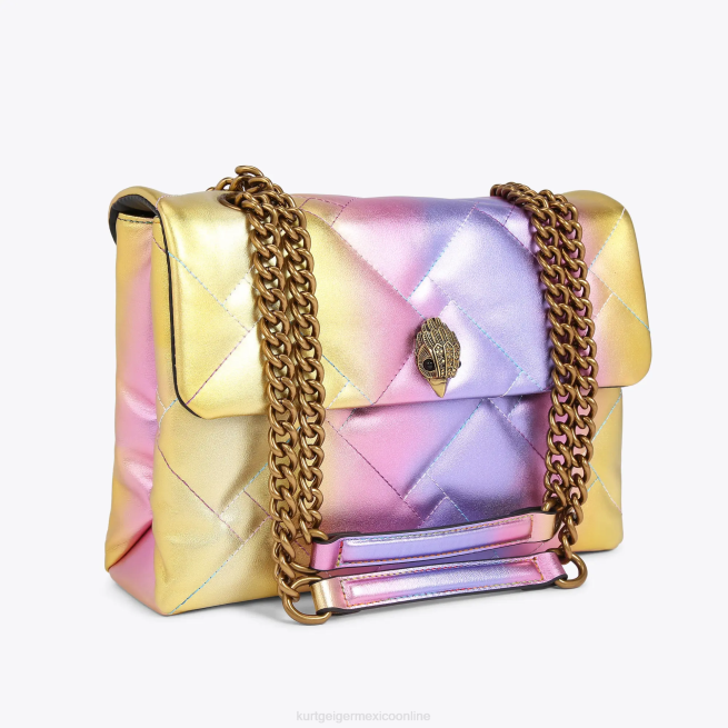 Kurt Geiger Londres grande Kensington suave BL0H94 | bolsas combinación rosa mujer