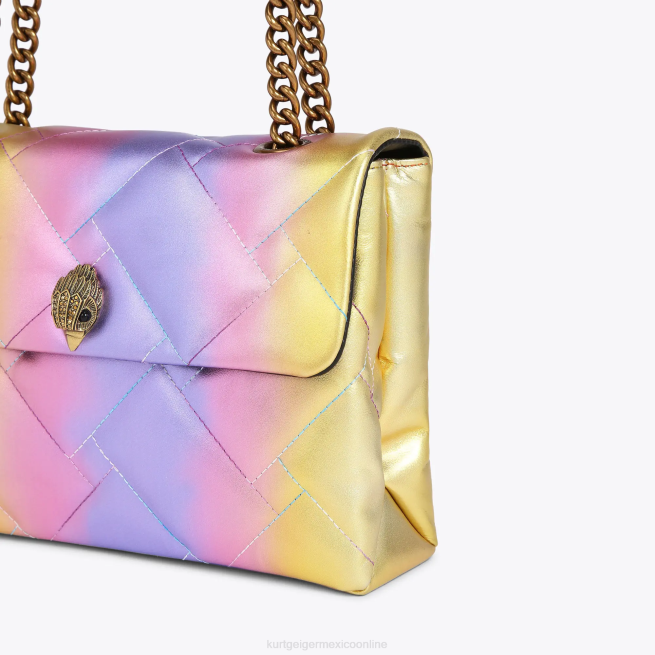Kurt Geiger Londres grande Kensington suave BL0H94 | bolsas combinación rosa mujer